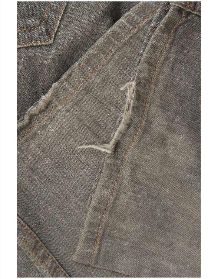 Marks & Spencer Herren Blue Harbor Straight Jeans W34 L29 Graue Baumwolle