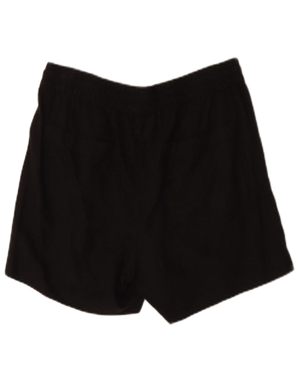 Marks & Spencer Damen Chinoshorts UK 12 Medium W30 Schwarzes Leinen
