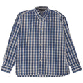 TOMMY HILFIGER Mens Shirt 2XL Blue Check Cotton