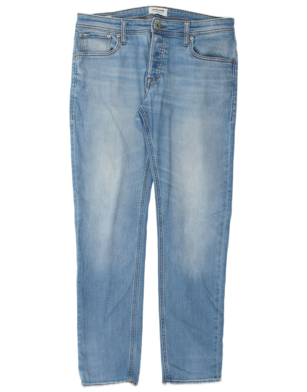 Jack & Jones Herren Slim Jeans W34 L30 Blaue Baumwolle