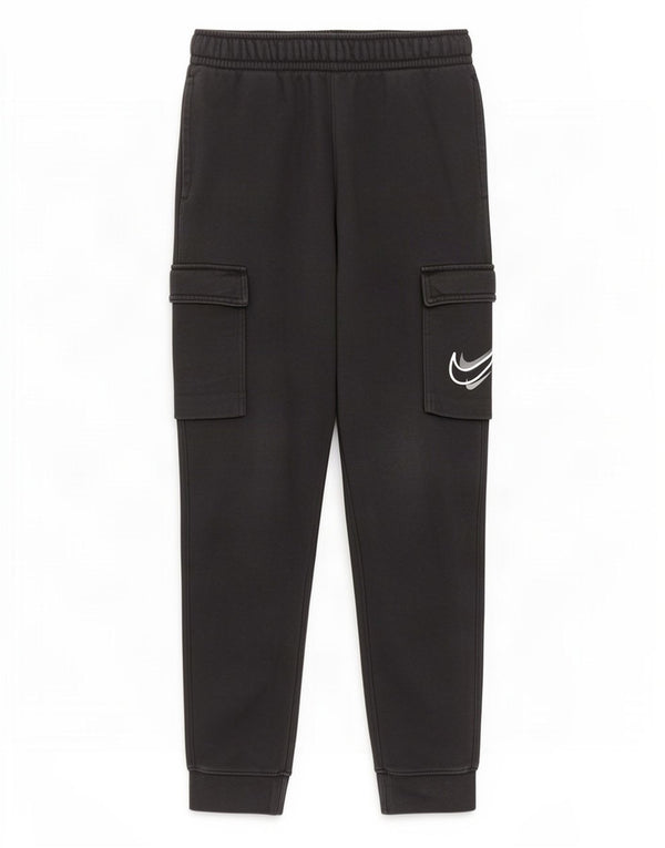 Nike Cargo-Trainingshose für Jungen, Jogger, 10–11 Jahre, mittlere schwarze Baumwolle