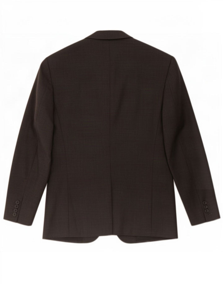 All Saints Herren-Blazer mit 2 Knöpfen, UK 38, Mittelschwarz, Polyester