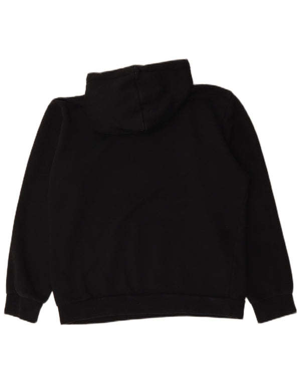 Puma Herren Grafik-Hoodie-Pullover aus mittelschwarzer Baumwolle