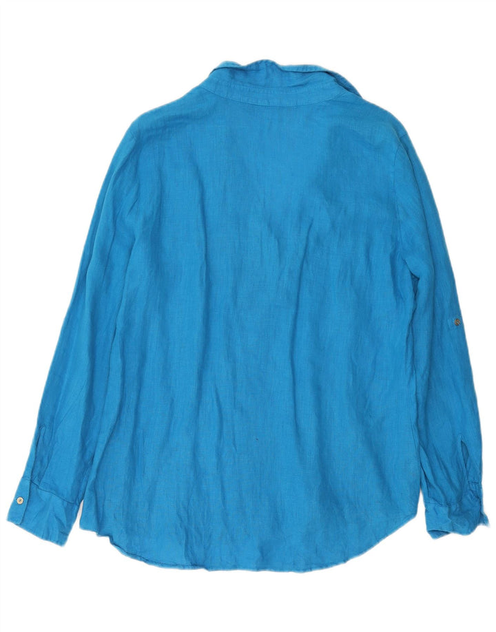 ZARA Damen Pullovershirt UK 16 Large Blau