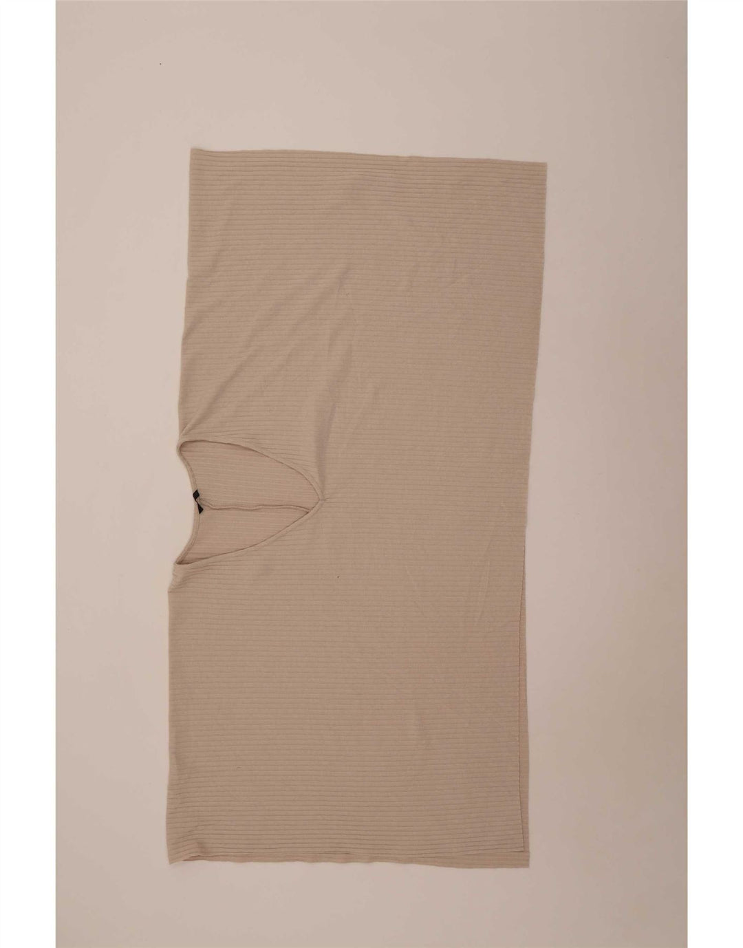 Asymmetrisches Poncho-Blusenoberteil von Zara für Damen, Einheitsgröße, Beige