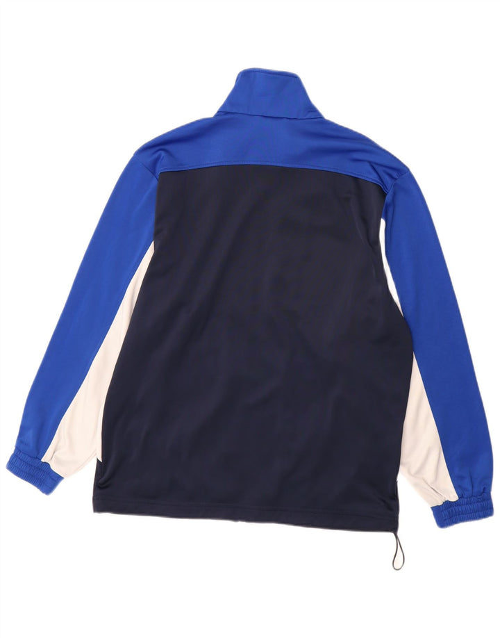 Lotto Herren-Trainingsanzug-Oberteil, Jacke, groß, marineblau, Farbblock-Polyester