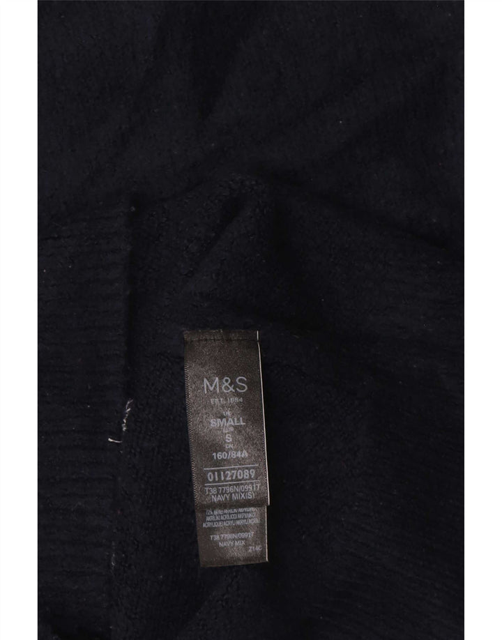 Marks & Spencer Rollkragenpullover für Damen, Gr. 10, Marineblau