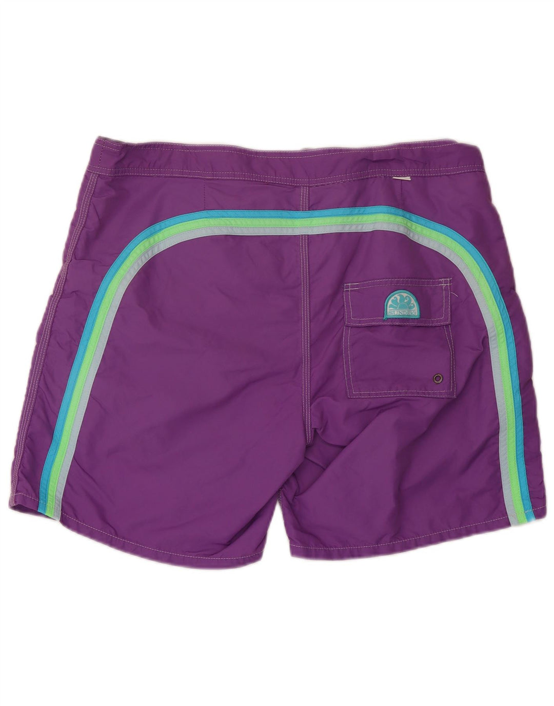 Sundek Herren-Badeshorts, groß, lila, Nylon