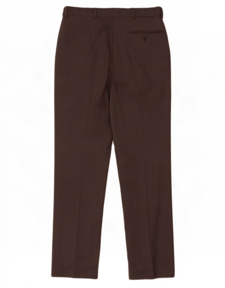 Gerade Herren-Anzughose von Marks & Spencer, W30, L30, graue Wolle