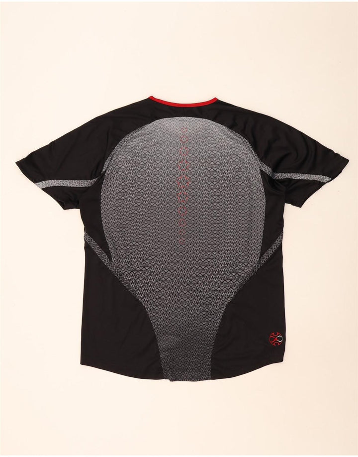 ADIDAS Herren Climacool T-Shirt Top XL Schwarz Colourblock Polyester