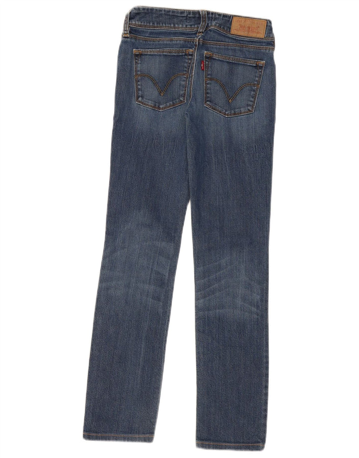 Levi's Damen 571 Slim Jeans W26 L29 Blau