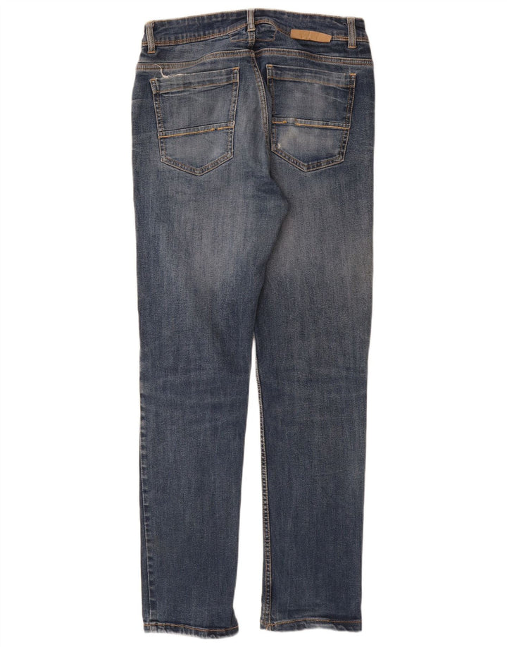 Dack's Distressed Slim-Jeans für Damen, Größe 46, Größe L, W30, L29, Blau, Baumwolle