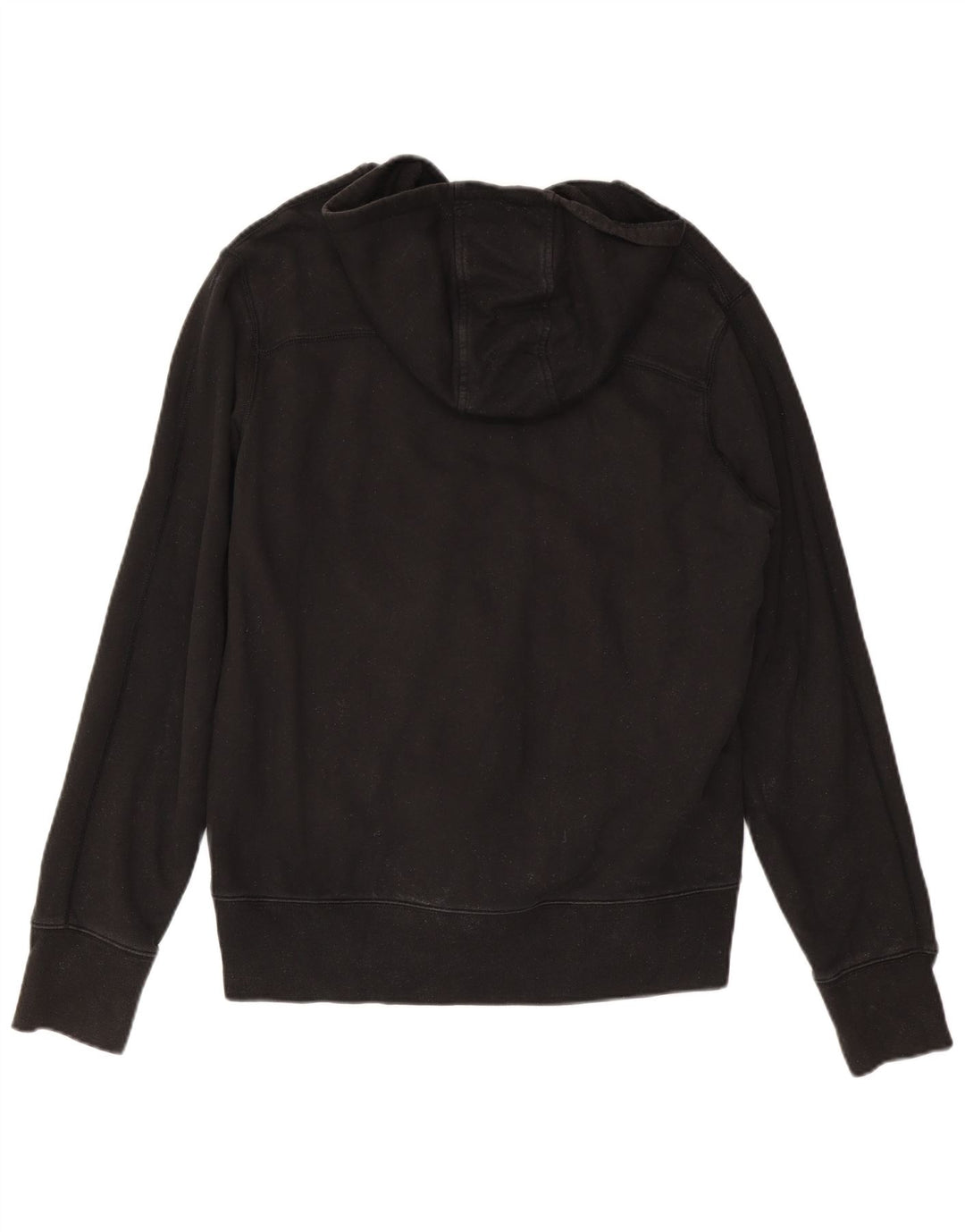 DKNY Mens Zip Hoodie Sweater XL Black Cotton