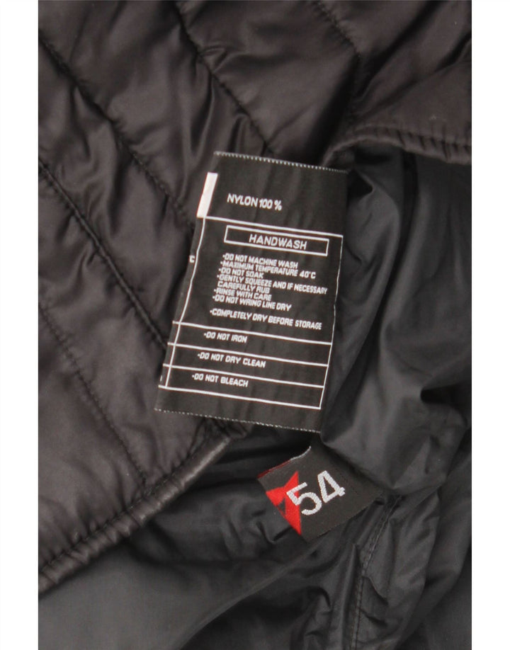DAINESE Herren-Bikerjacke mit Grafik, EU 54, großes schwarzes Nylon