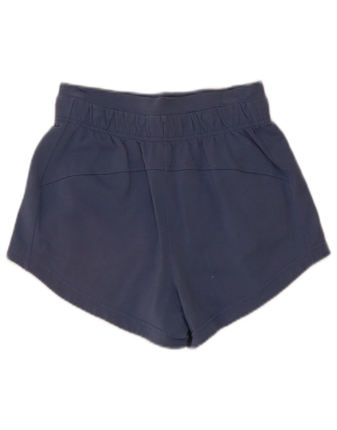 Lululemon Damen Sportshorts US 4 Small Marineblau Baumwolle