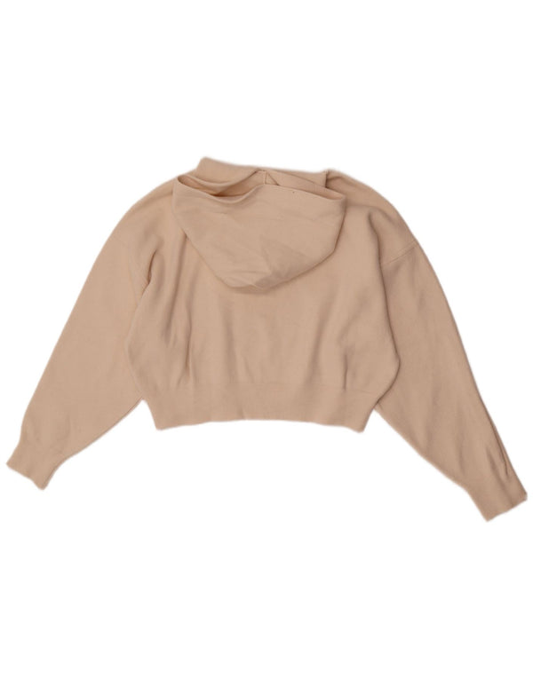 Zara Crop Hoodie-Pullover für Mädchen, 13–14 Jahre, gebrochenes Weiß