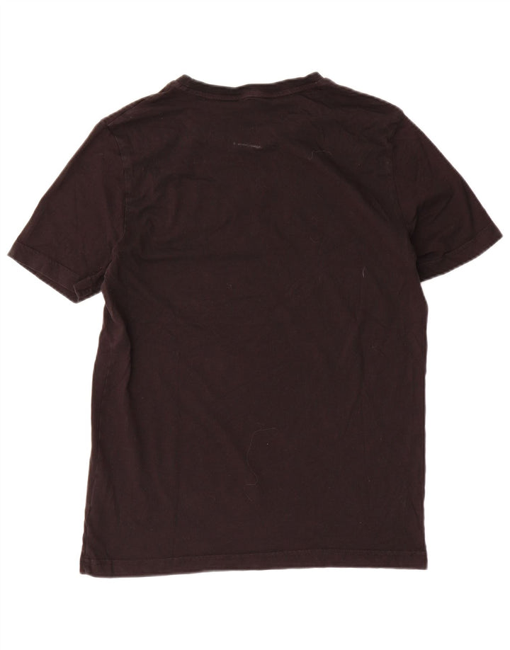 Puma Herren Grafik T-Shirt Top Small Schwarz Baumwolle