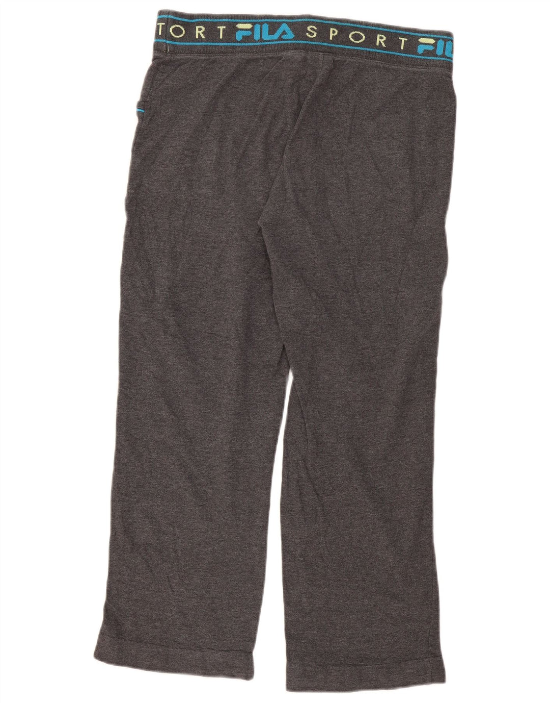 FILA Damen-Trainingshose mit Grafik, UK 14, Mittelgrau