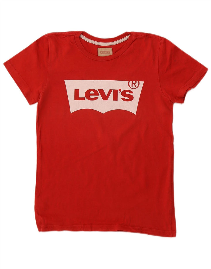 Levi's Jungen T-Shirt mit Grafik, 11–12 Jahre, Rot