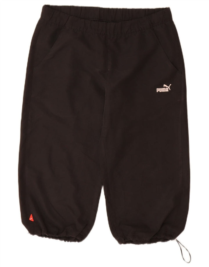 Puma Damen Bermuda Sport Shorts UK 12 Medium Schwarz