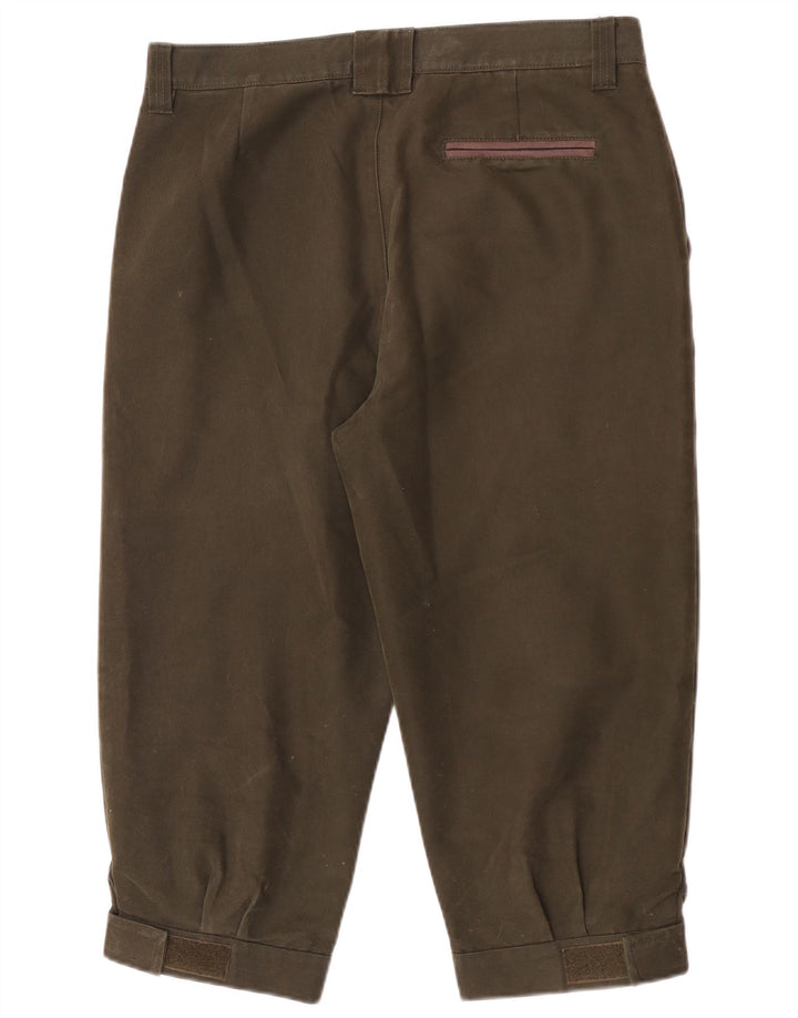 Musto Herren-Reit-Caprihose, EU 50, Größe L, W34, L21, Khaki, Polyester