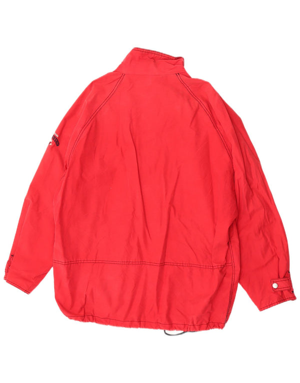 Brugi Herren-Windbreaker-Jacke IT 52 XL, rote Baumwolle