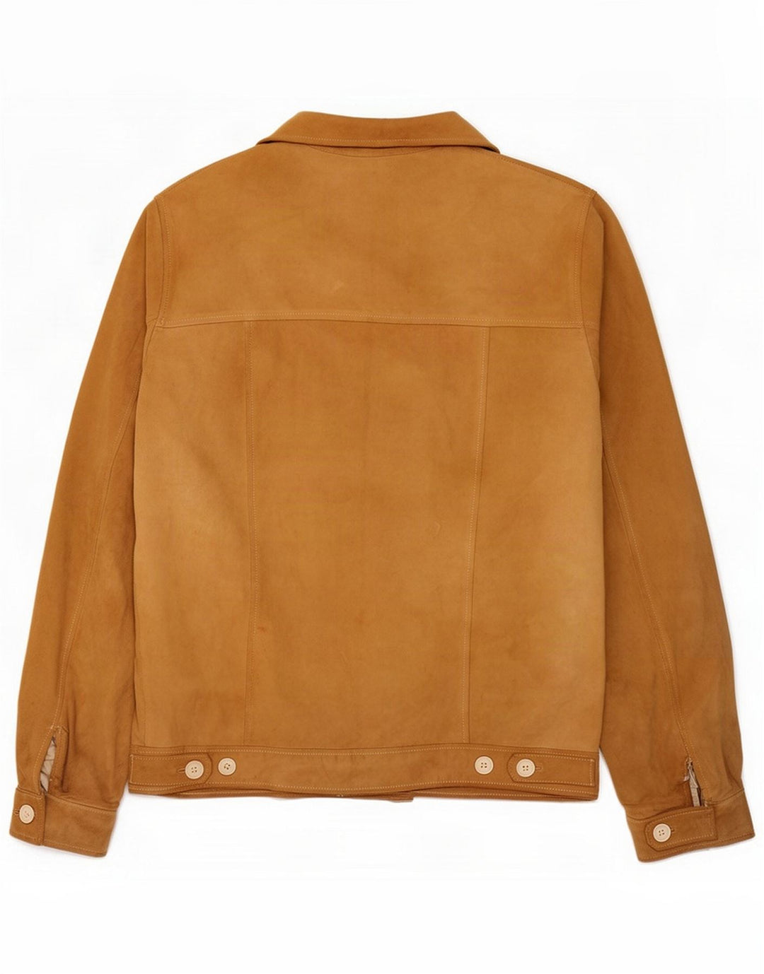 Vintage Herren Wildlederjacke UK 38 Medium Beige