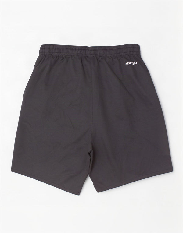 Adidas Jungen Aeroready Sportshorts 9–10 Jahre, schwarzes Polyester