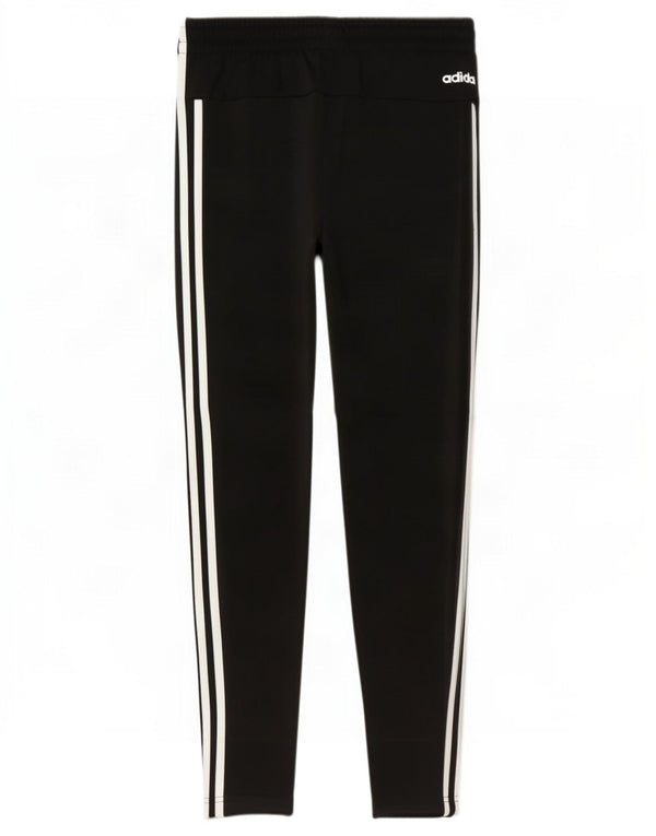 Adidas Damen Trainingshose UK 8/10 Small Schwarz Polyester
