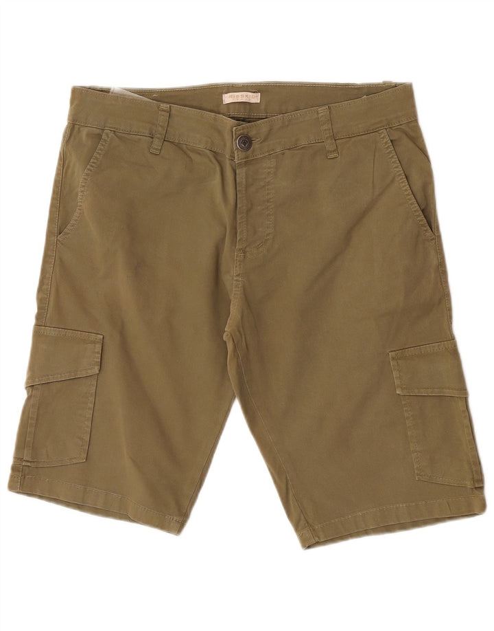 Risskio Herren Cargoshorts W34 Large Khaki
