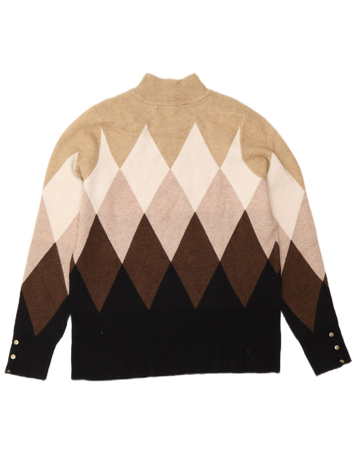 Marks & Spencer Damen-Pullover mit Rollkragen, Gr. 12, mittel, mehrfarbig