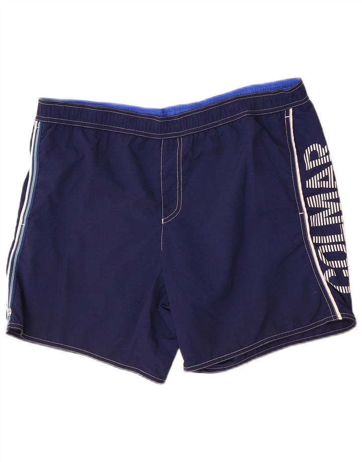 COLMAR Herren-Badeshorts mit Grafik, EU 50, Größe L, Marineblau, Polyamid