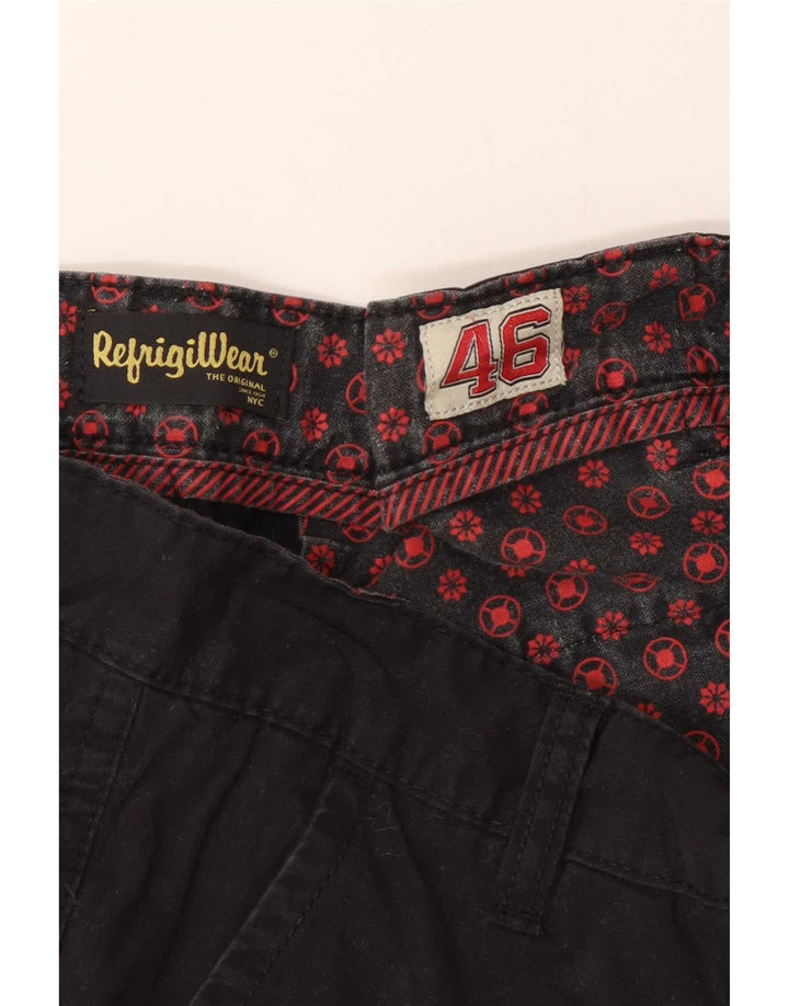 Refrigiwear Herren Cargoshorts IT 46 Small W29 Schwarz
