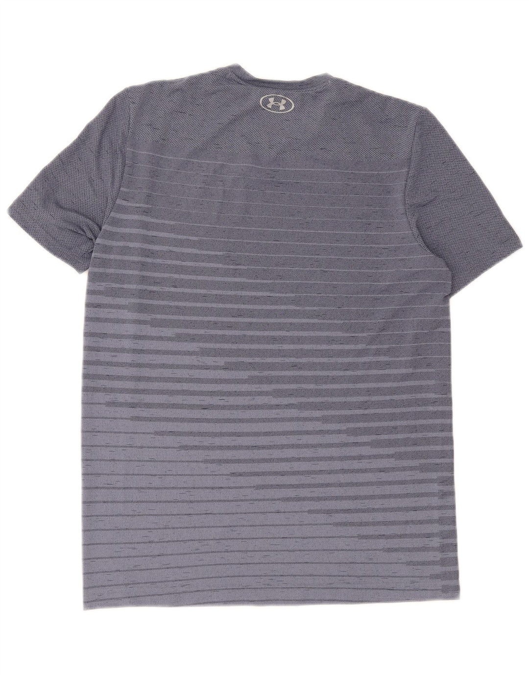 Under Armour Herren Heat Gear T-Shirt Top Mittelblau gestreift