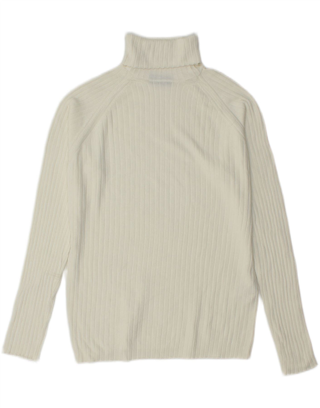Rollkragenpullover für Herren von Zara, Größe S, cremefarbene Viskose