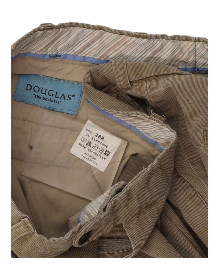 DOUGLAS Gerade Cordhose für Herren, W38, L31, Beige, Baumwolle