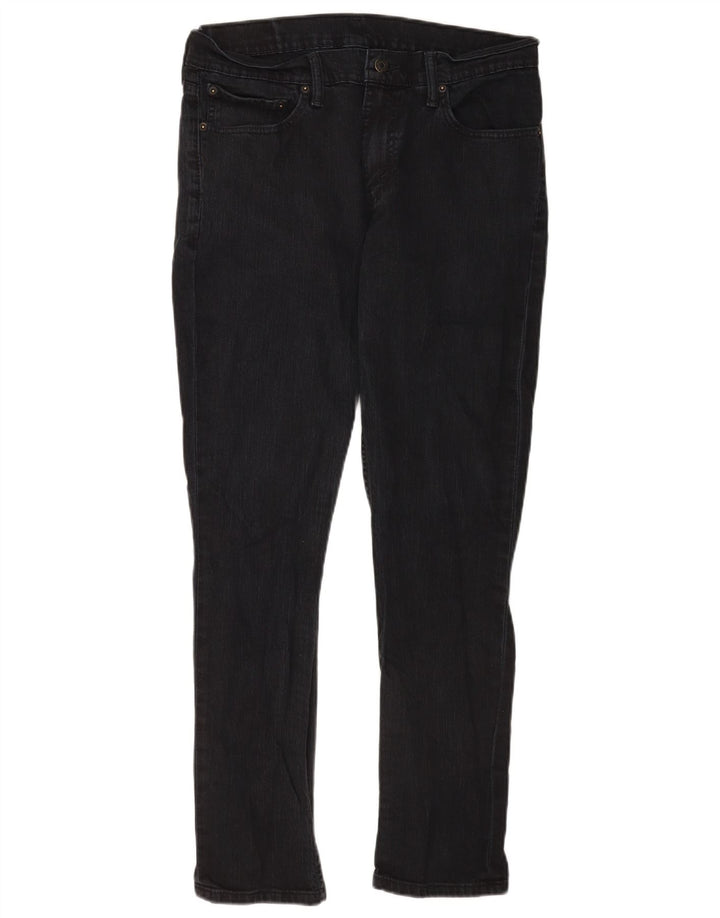 Levi's Herren Slim Jeans W33 L30 Schwarz Baumwolle