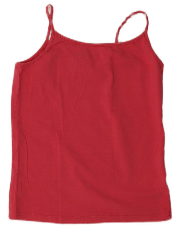 Kappa Damen Crop Cami Top UK 18 XL Rote Baumwolle