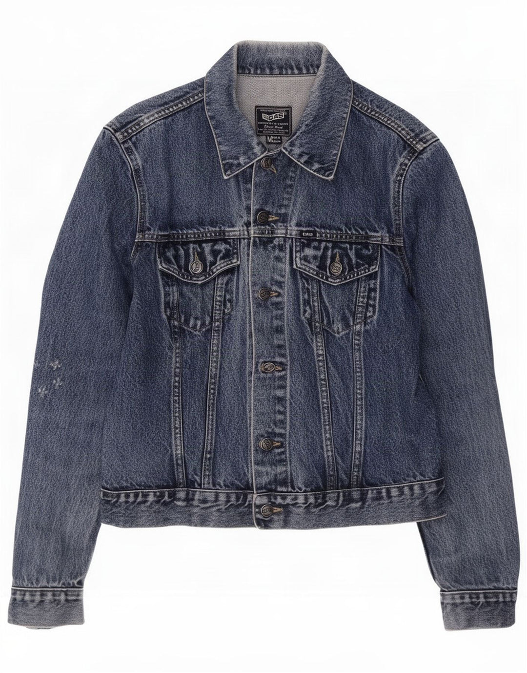 Gas Herren Jeansjacke UK 38 Mittelblau