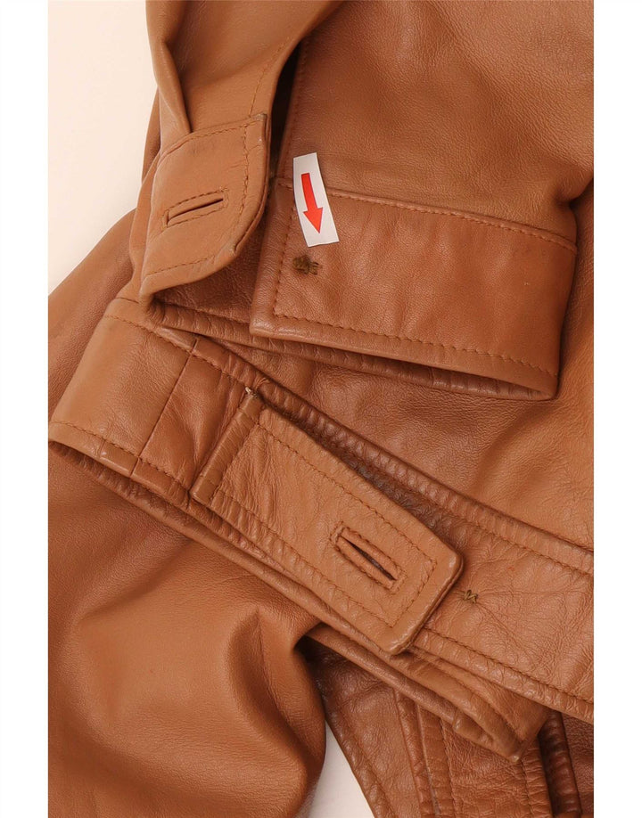 Chevignon Herren Lederjacke UK 38 Mittelbraun