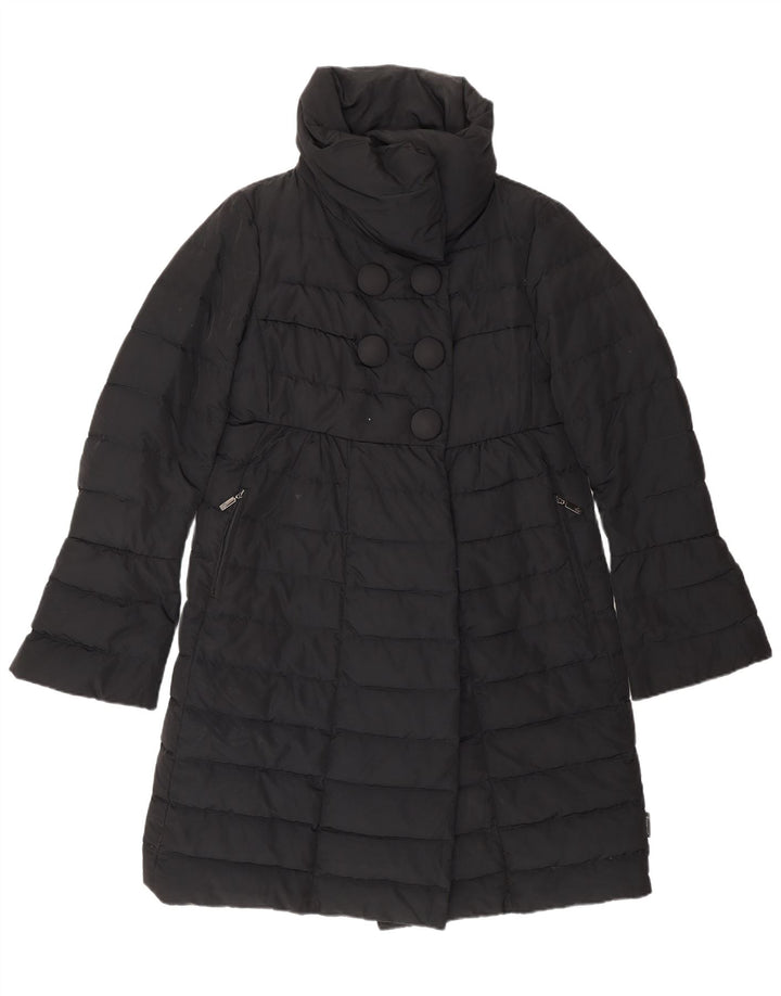 MONCLER Gepolsterter Damenmantel, Größe 1, klein, schwarz, Polyamid, klassisch