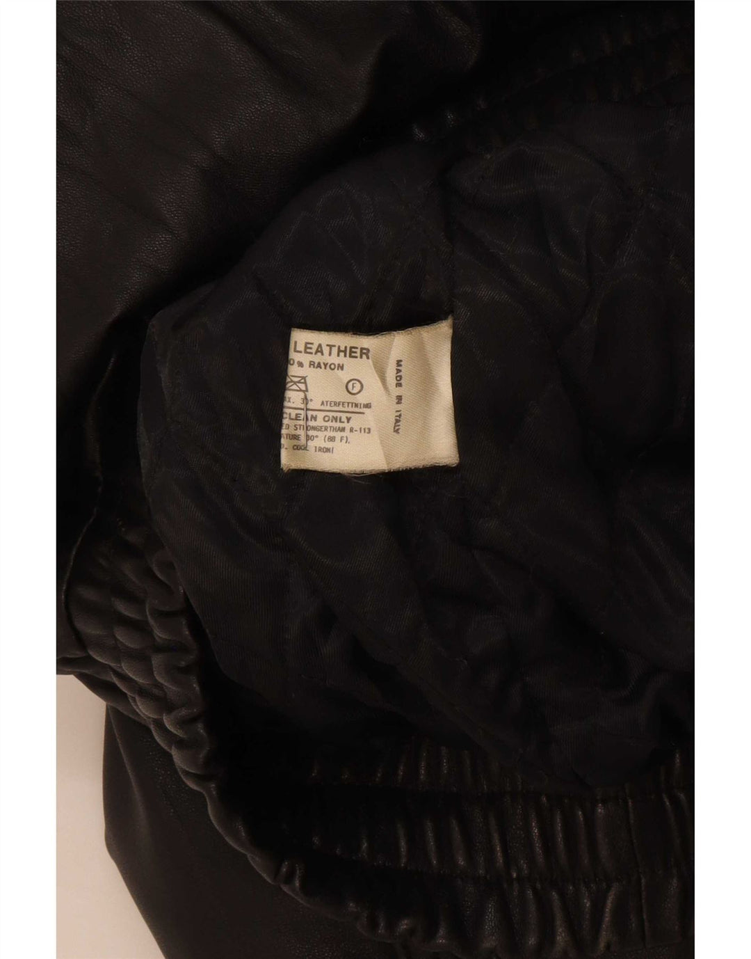 Vintage Herren Lederjacke IT 50 Large Schwarz