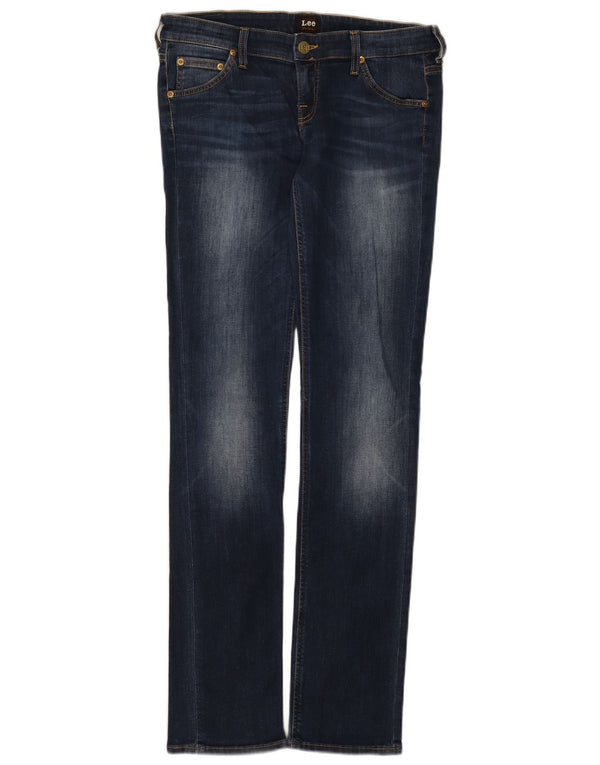 Lee Damen Lynn Narrow Slim Jeans W31 L33 Marineblaue Baumwolle