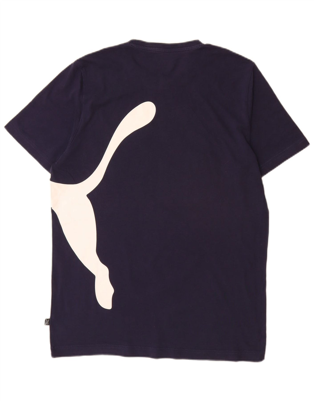 Puma Herren Grafik T-Shirt Top Large Marineblau