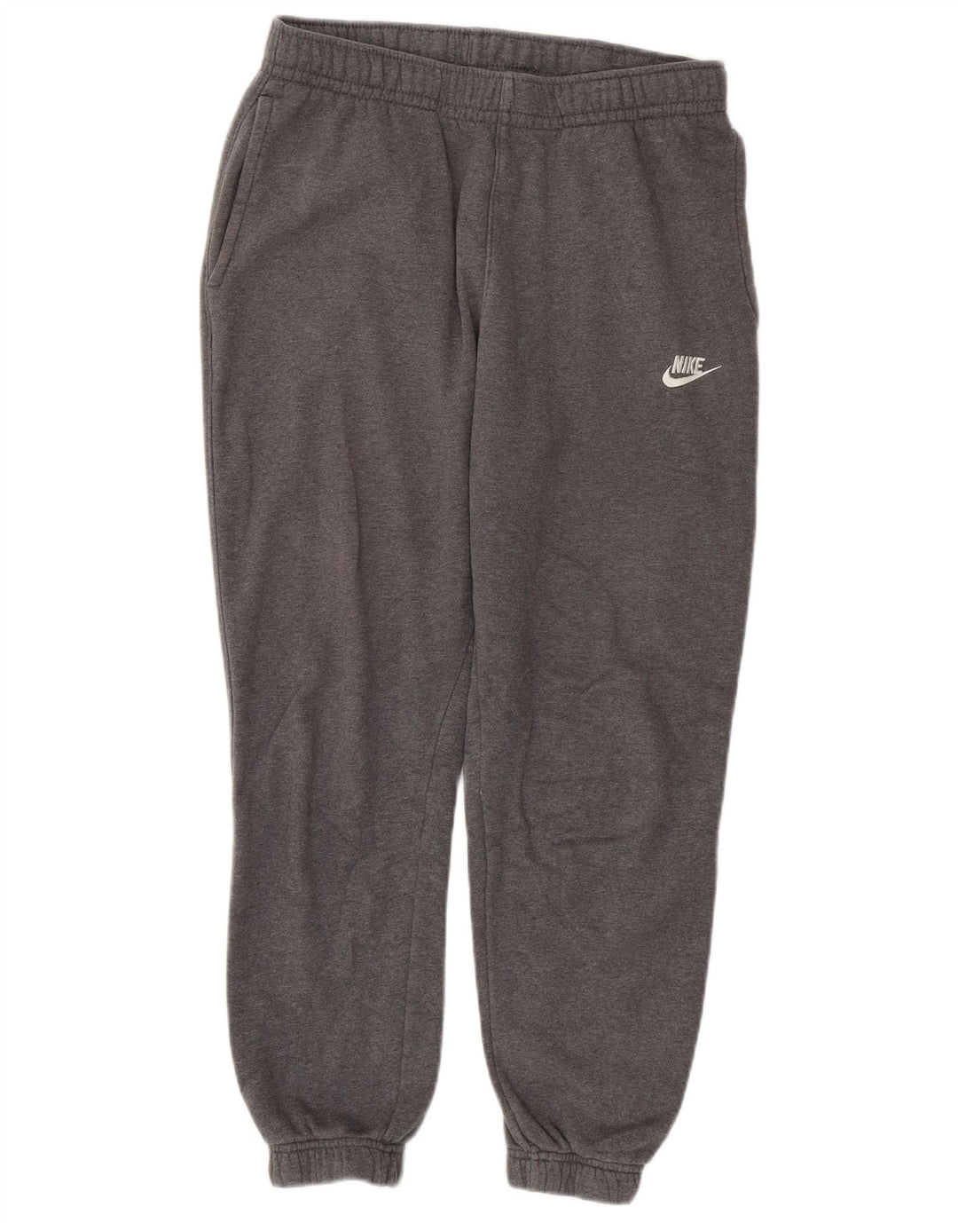 NIKE Mens Tracksuit Trousers Joggers Medium Grey Cotton