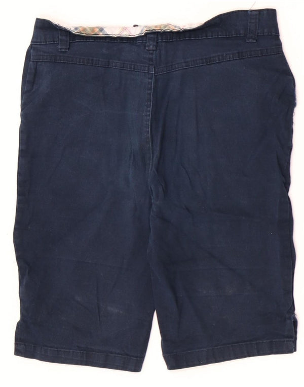 Eddie Bauer Boys Chino Shorts 15-16 Jahre W26 Marineblaue Baumwolle