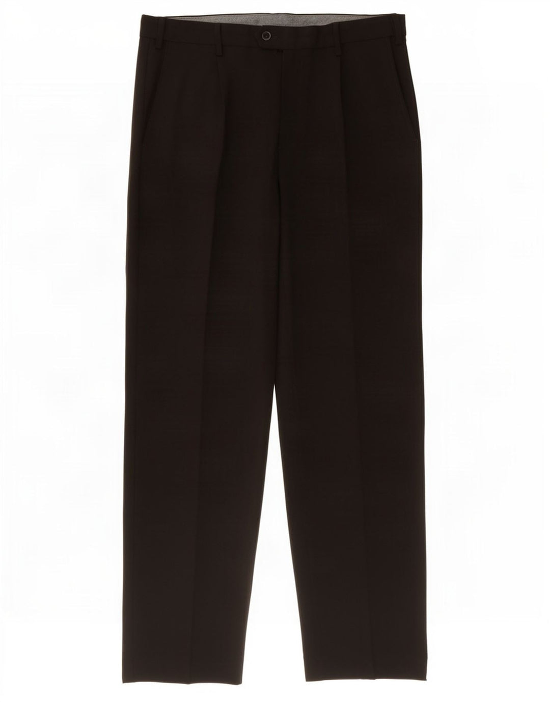 Marks & Spencer Herren-Anzughose, normal, W36, L33, Schwarz, Polyester