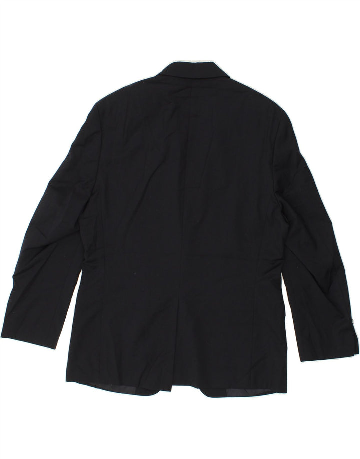 MICHAEL KORS Mens 2 Button Blazer Jacket UK 40 Large Navy Blue Wool Vintage Michael Kors and Second-Hand Michael Kors from Messina Hembry 