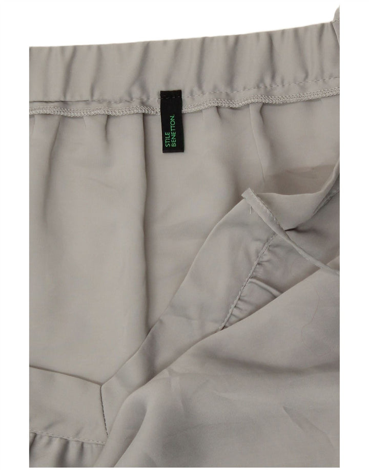 Benetton Damen Cami Top UK 8 Small Grau
