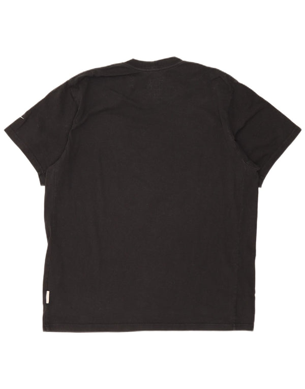Nike Herren-T-Shirt mit Grafik, XL, schwarze Baumwolle